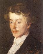 Leibl, Wilhelm Portrait of Wilhelm Trubner oil on canvas